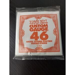 Ernie Ball Custom Gage Slinky Nickel Wound Electric Guitar Strings, 10-46